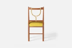 Matstolar*Josef Frank Stol 2238 Mahogny, Vägen, Ockra