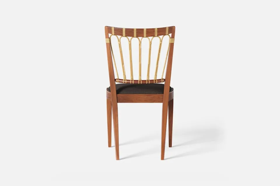 Matstolar*Josef Frank Stol 1165 Möbellin, Mörkbrun