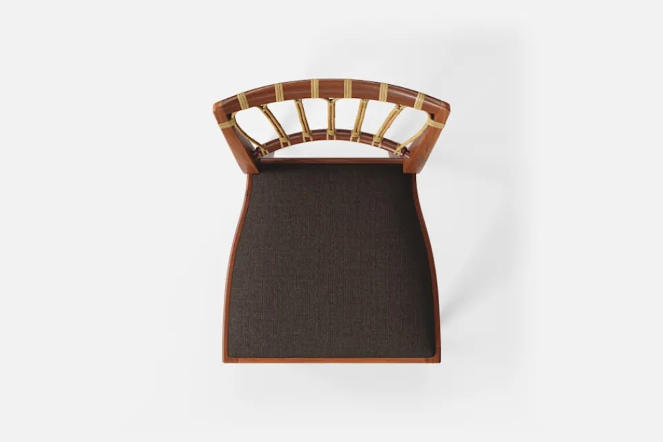 Matstolar*Josef Frank Stol 1165 Möbellin, Mörkbrun