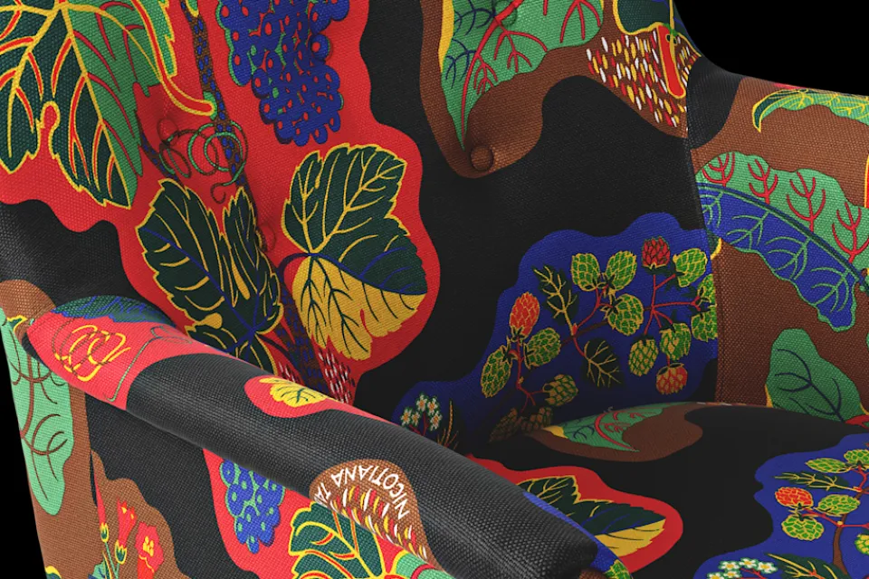 Fåtöljer*Josef Frank Stol 930 Poisons, Svart