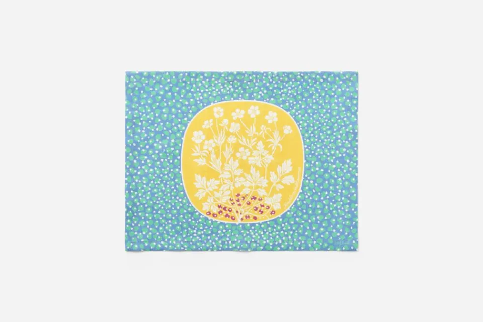 Underlägg & Tabletter|Kök & Dukningstextil*Josef Frank Tablett Flora Blå Gul