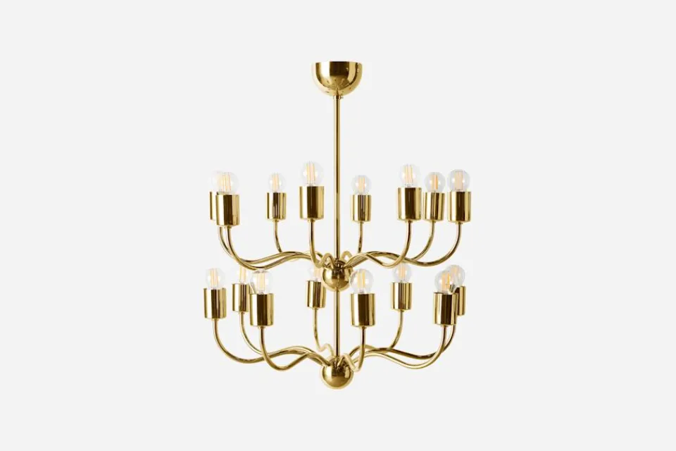 Taklampor*Josef Frank Takkrona Mässing Valbar Längd