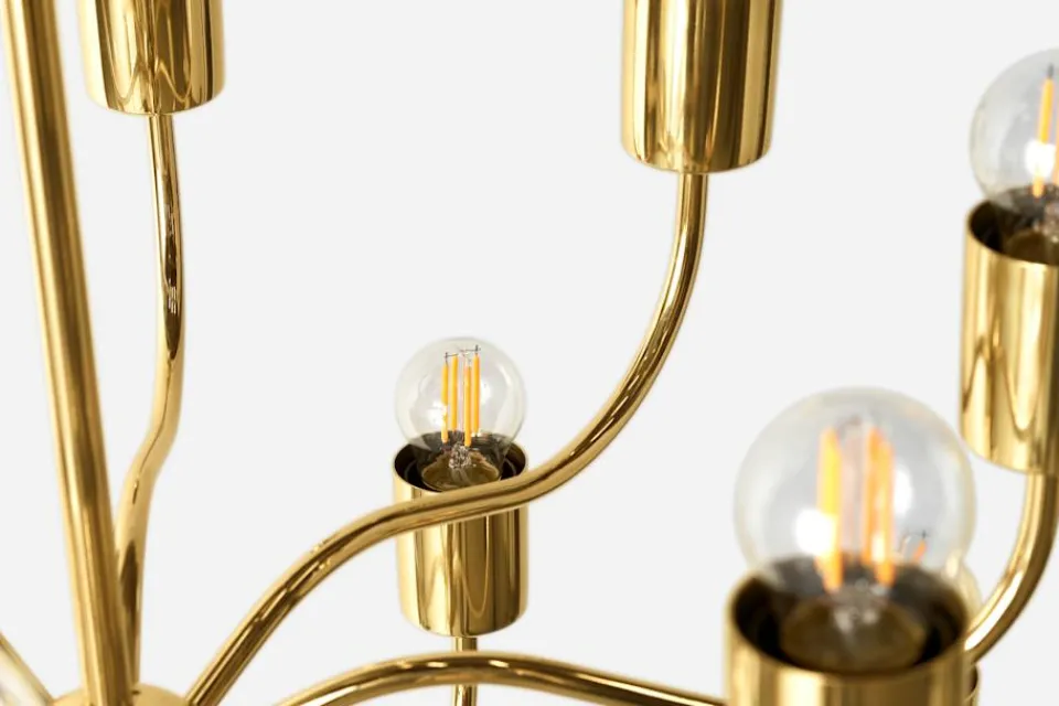 Taklampor*Josef Frank Takkrona Mässing Valbar Längd