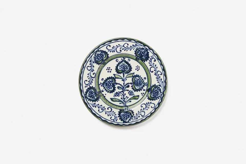 Tallrikar & Skålar*Botosani Design Tallrik Blå Blomma