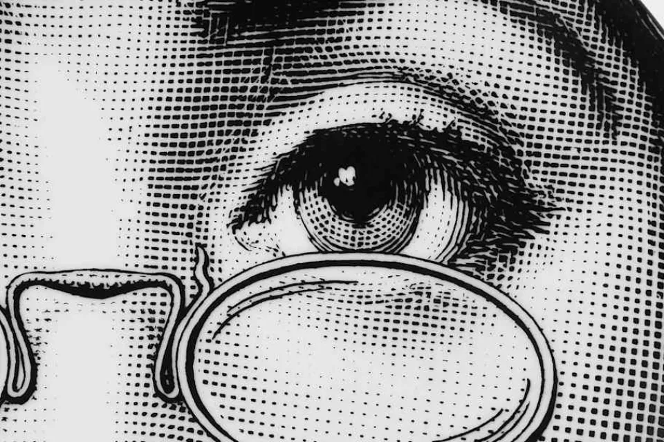 Dekorationsdetaljer|Tallrikar & Skålar*Fornasetti Tallrik