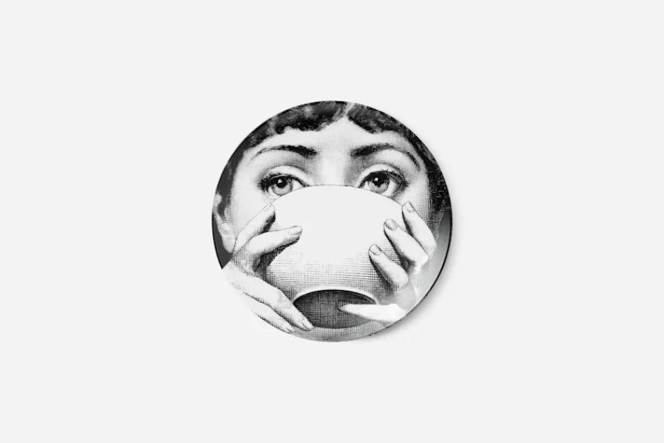 Dekorationsdetaljer|Tallrikar & Skålar*Fornasetti Tallrik