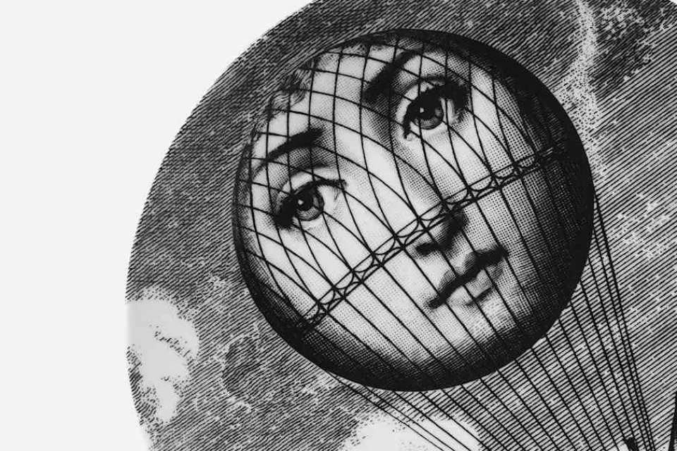 Dekorationsdetaljer|Tallrikar & Skålar*Fornasetti Tallrik