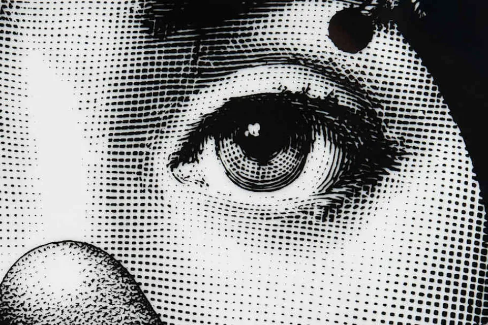 Dekorationsdetaljer|Tallrikar & Skålar*Fornasetti Tallrik