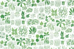 Mönstrade Tapeter*Josef Frank Tapet Söndagsmorgon Grön