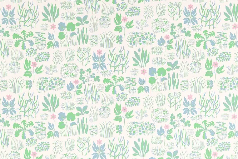 Mönstrade Tapeter*Josef Frank Tapet Söndagsmorgon Rosa