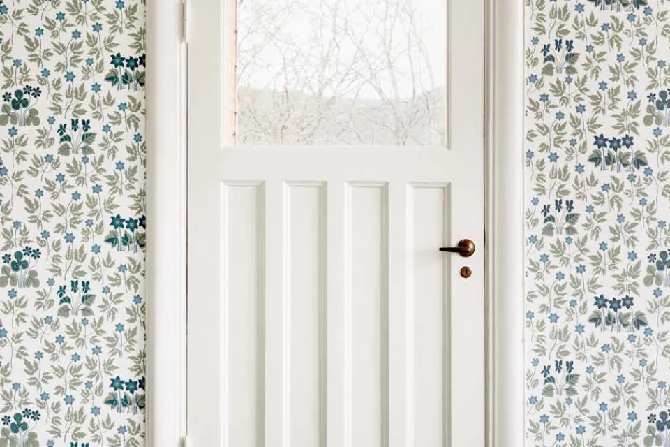 Mönstrade Tapeter*Josef Frank Tapet Stjärnmattan Grön