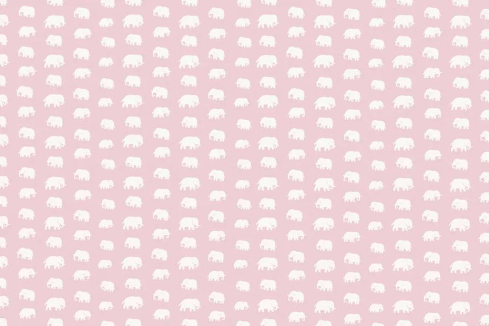 Tapetprover*Estrid Ericson Tapetprov Elefant Rosa