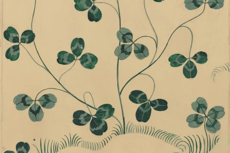 Tapetprover*Josef Frank Tapetprov Klöverblad