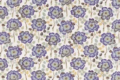 Tapetprover|Mönstrade Tapeter*Josef Frank Tapetprov Krysantemer Lila