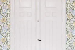 Tapetprover|Mönstrade Tapeter*Josef Frank Tapetprov Sagoträdet |Blå