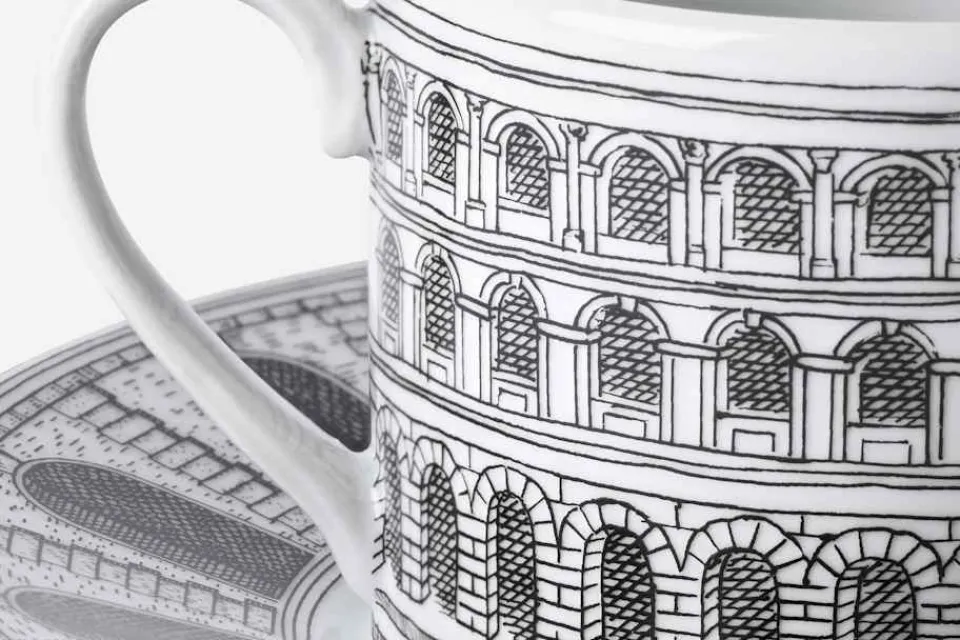 Glas & Koppar*Fornasetti Tekopp