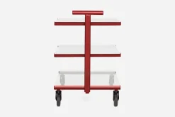 Tevagnar*Josef Frank Tevagn 691 Glas, Röd