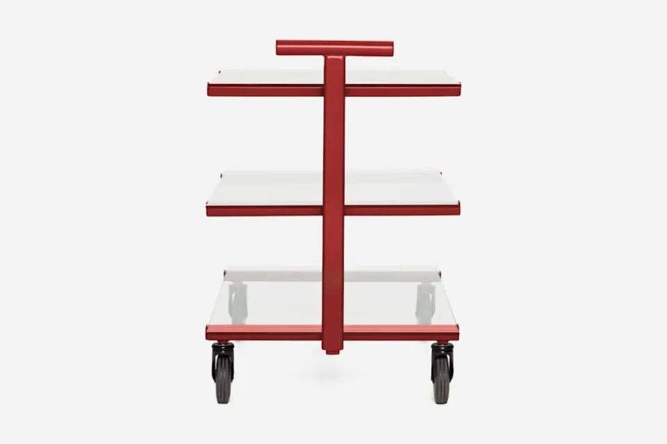 Tevagnar*Josef Frank Tevagn 691 Glas, Röd