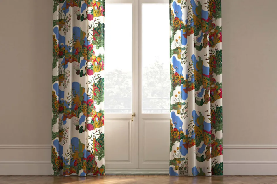 Tyg På Metervara*Josef Frank Textil Anakreon Vit