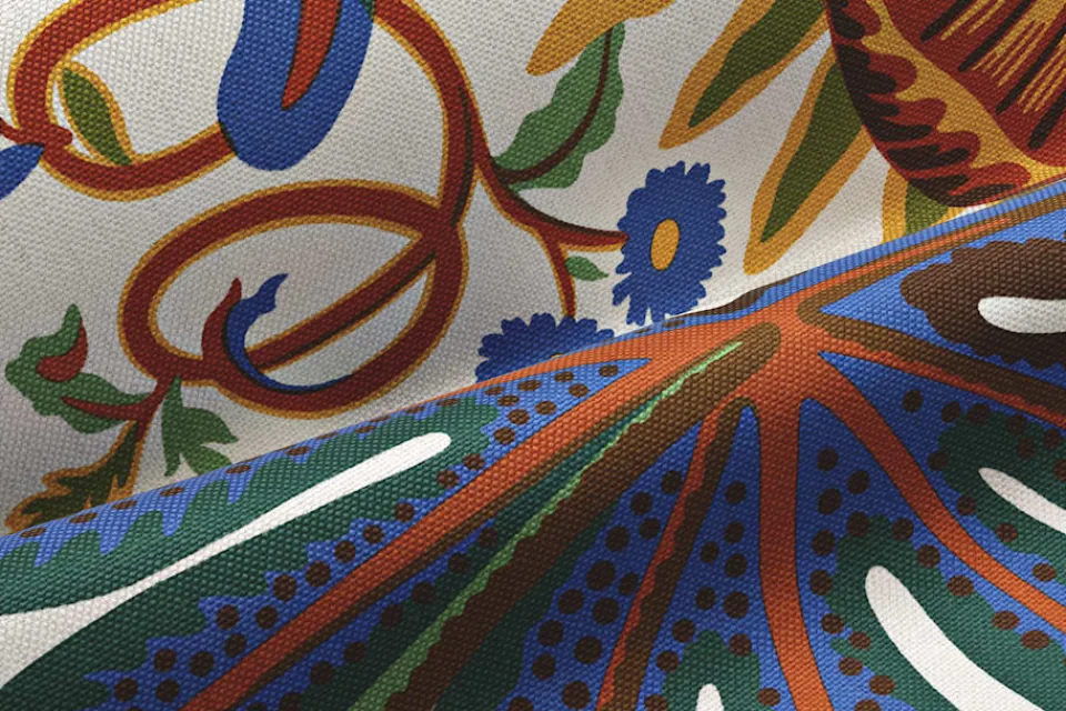 Tyg På Metervara*Josef Frank Textil Aralia Multi