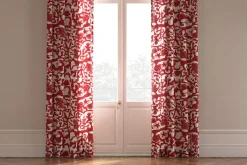 Tyg På Metervara*Josef Frank Textil Aristidia Röd