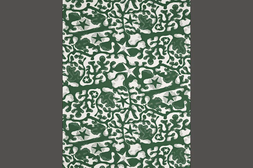 Tyg På Metervara*Josef Frank Textil Aristidia Grön