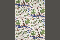 Tyg På Metervara*Josef Frank Textil Gröna Fåglar Multi