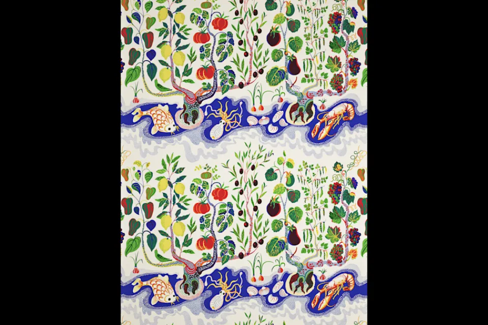 Tyg På Metervara*Josef Frank Textil Italian Dinner Multi