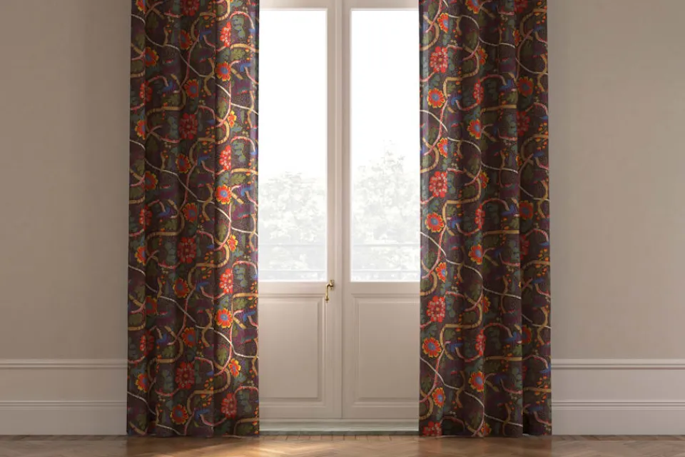 Tyg På Metervara*Josef Frank Textil Mirakel Brun