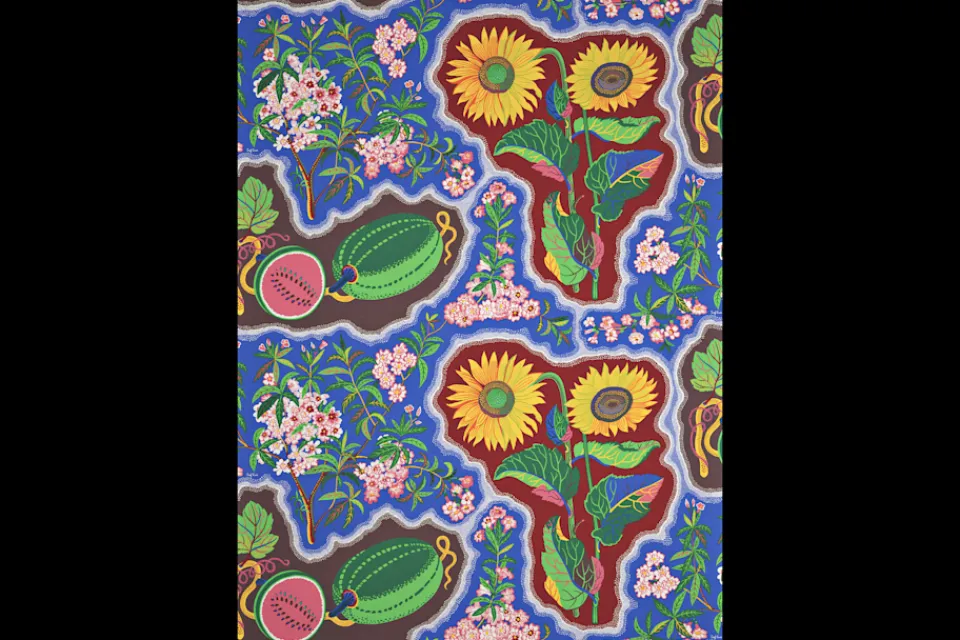 Tyg På Metervara*Josef Frank Textil New Orleans Multi