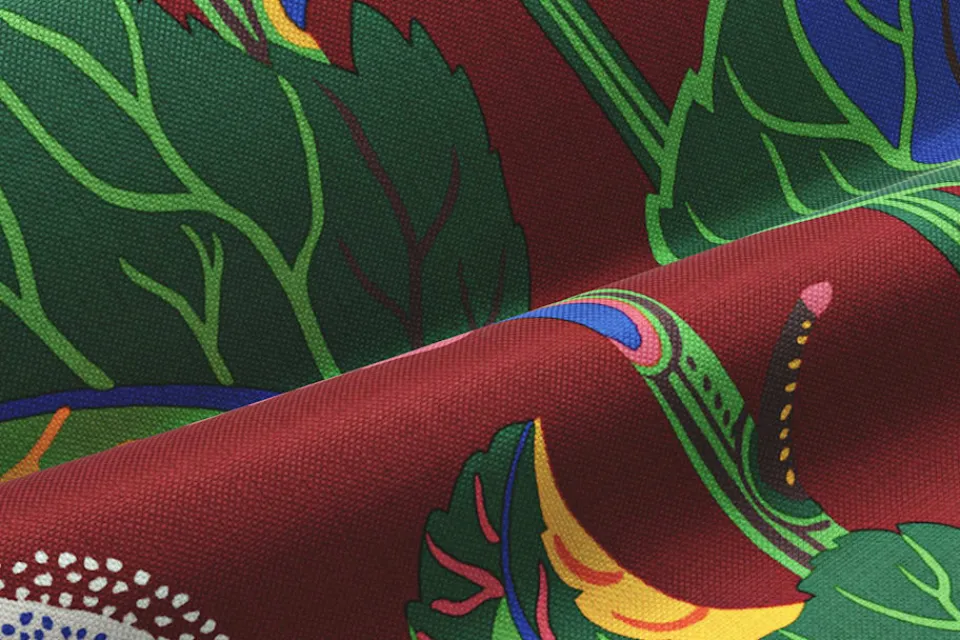 Tyg På Metervara*Josef Frank Textil New Orleans Multi