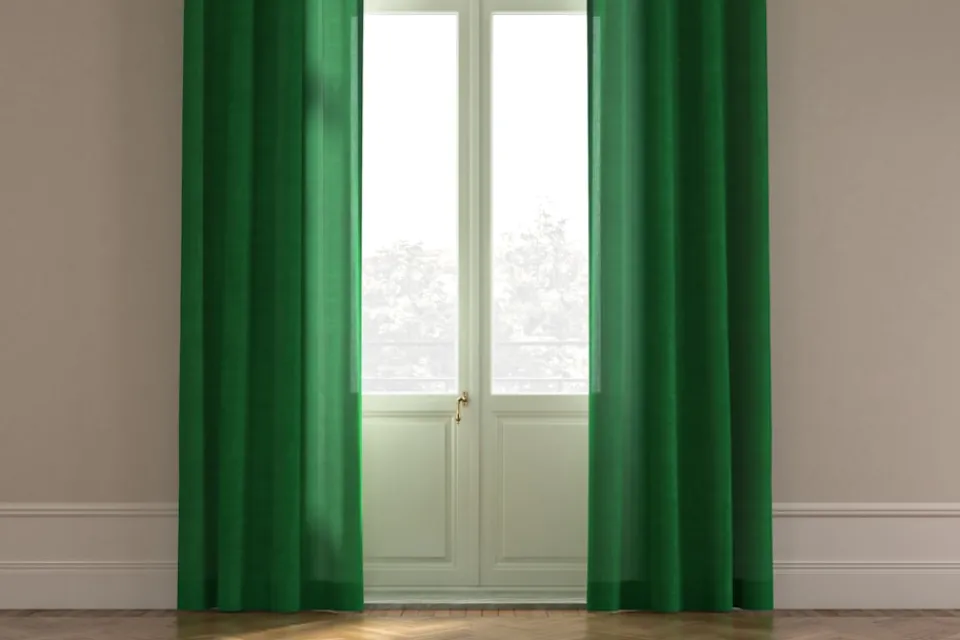 Tyg På Metervara*Svenskt Tenn Textil Lin Mörkgrön