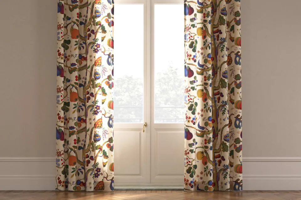 Tyg På Metervara*Josef Frank Textil Vegetable Tree Multi