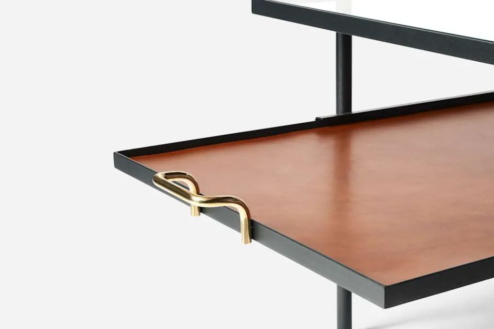 Soffbord & Sidobord*Per Öberg Tillbehör Soffbord Cap d Antibes Läder, Brun