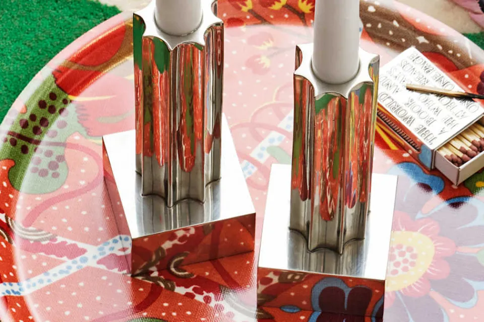 Ljus & Tillbehör|Dekorationsdetaljer*Svenskt Tenn Tändsticksask The World Is A Book