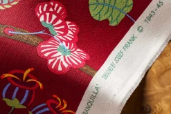 Tygprover*Josef Frank Tygprov Baranquilla Vinröd