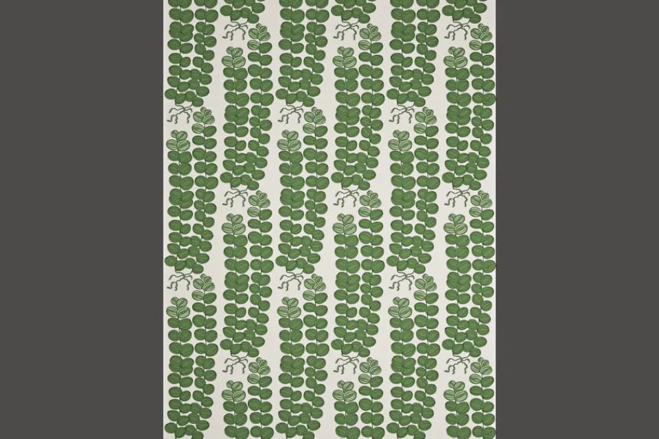 Tygprover|Tyg På Metervara*Josef Frank Tygprov Celotocaulis |Grön