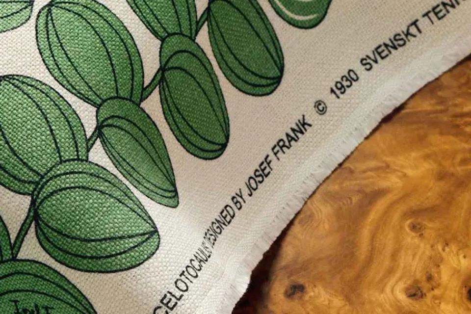 Tygprover|Tyg På Metervara*Josef Frank Tygprov Celotocaulis |Grön