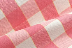 Tygprover|Tyg På Metervara*Estrid Ericson Margit Thorén Tygprov Gripsholmsruta Rosa