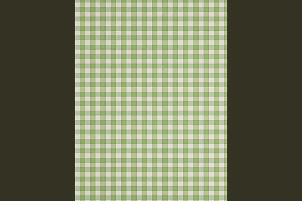 Tygprover|Tyg På Metervara*Estrid Ericson Margit Thorén Tygprov Gripsholmsruta Grön