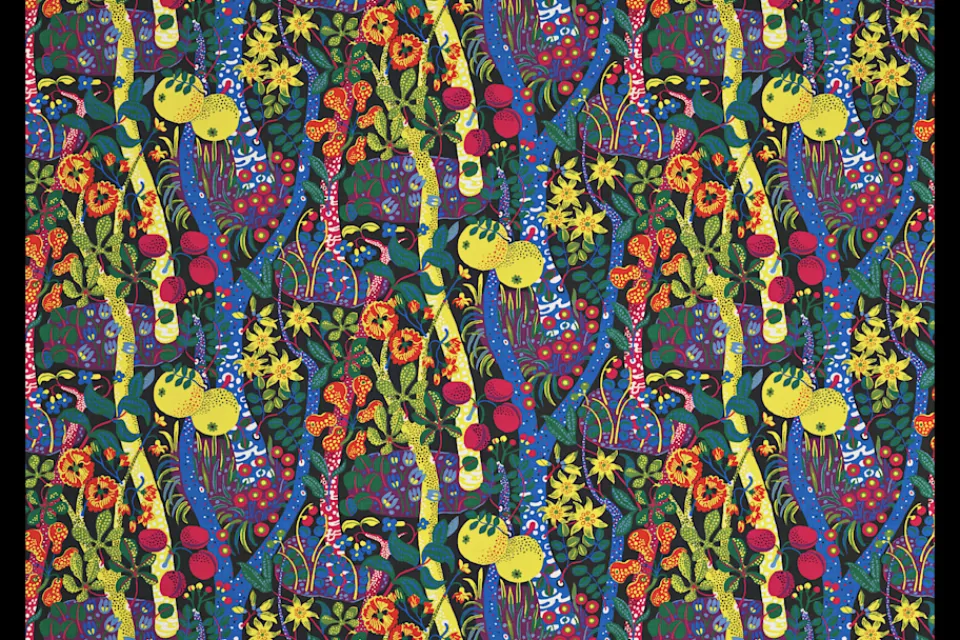 Tygprover*Josef Frank Tygprov Tre Öar i Svarta Havet