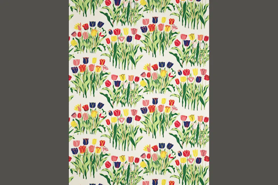 Tygprover*Josef Frank Tygprov Tulpaner