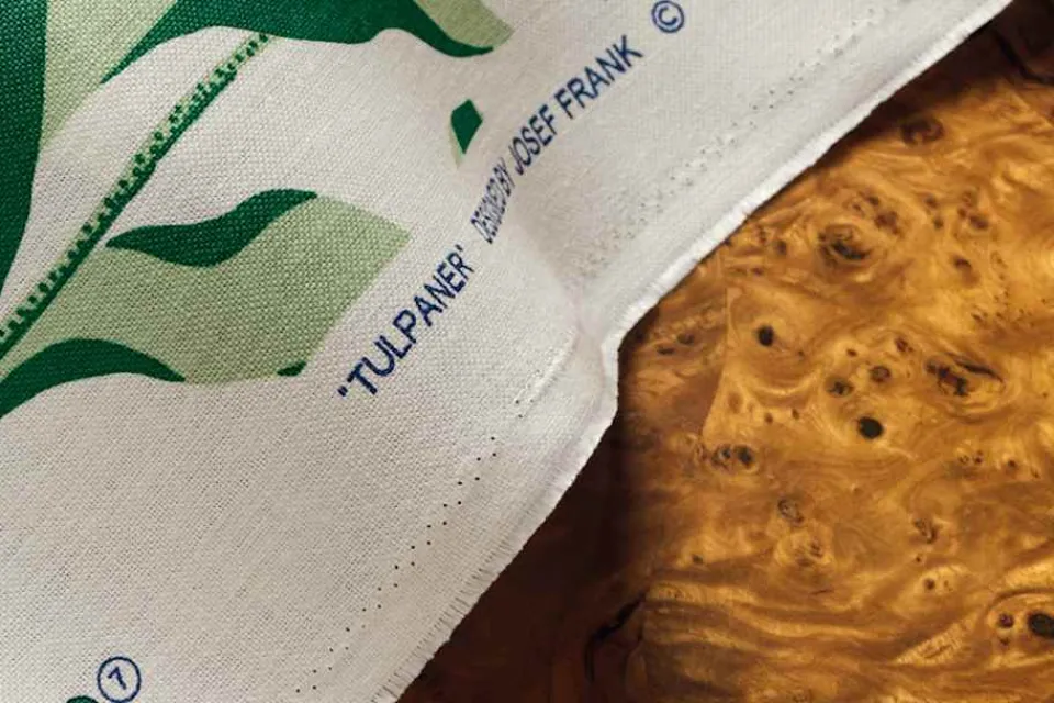 Tygprover*Josef Frank Tygprov Tulpaner