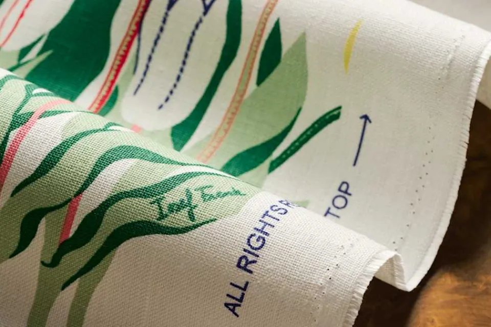 Tygprover*Josef Frank Tygprov Tulpaner