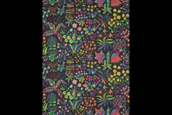 Tygprover|Tyg På Metervara*Josef Frank Tygprov Under Ekvatorn |Svart