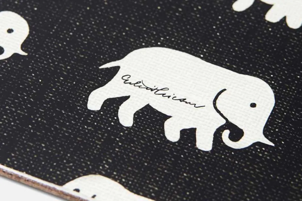 Underlägg & Tabletter*Estrid Ericson/Svenskt Tenn Underlägg Elefant Svart Grön