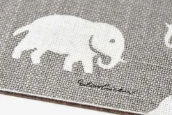 Underlägg & Tabletter*Estrid Ericson/Svenskt Tenn Underlägg Elefant Varmgrå Ljusrosa