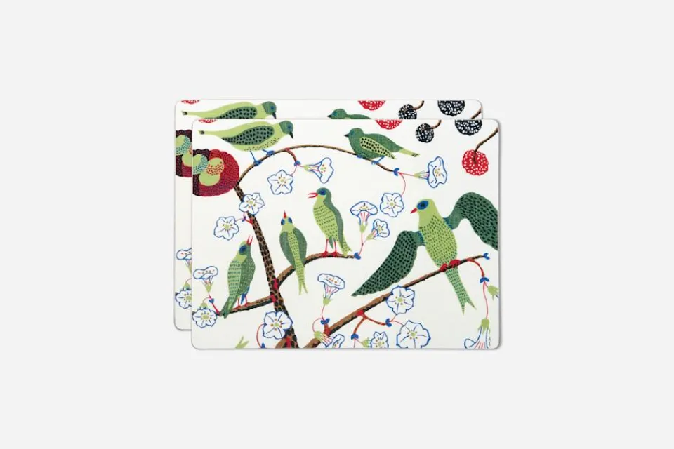 Underlägg & Tabletter*Josef Frank/Svenskt Tenn Underlägg Gröna Fåglar