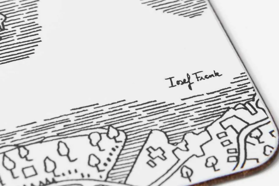 Underlägg & Tabletter*Josef Frank/Svenskt Tenn Underlägg Stockholmskartan