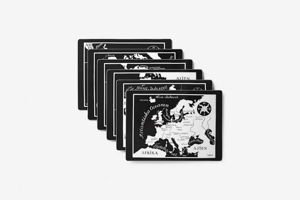 Underlägg & Tabletter*Josef Frank/Svenskt Tenn Underlägg Världskarta